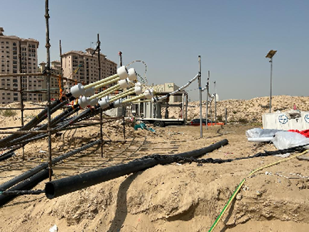 Electrical Infrastructural cable laying supporting DEWA